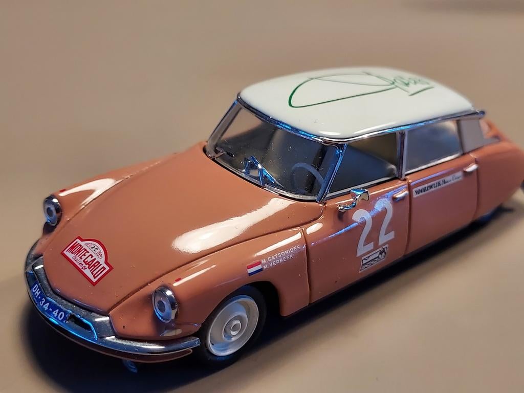 Citroën DS19  rally de Monte Carlo Gatsonides  1:43 Vitesse, Ophalen of Verzenden, Auto, Overige merken