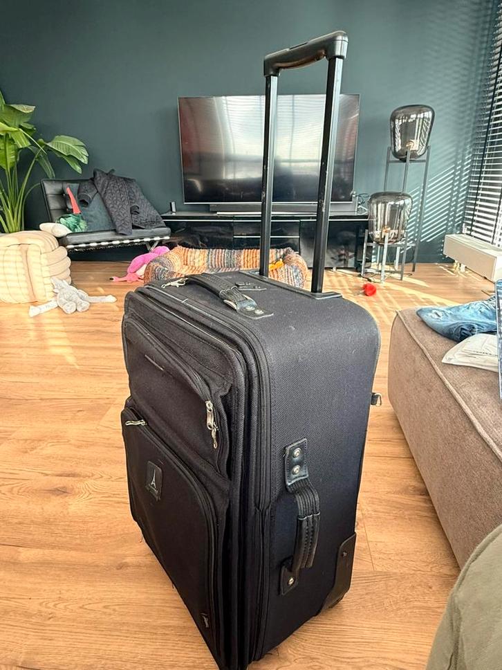 Travelpro trolley flight crew kwaliteit sterke reiskoffer, Sieraden, Tassen en Uiterlijk, Koffers, Gebruikt, Overige materialen