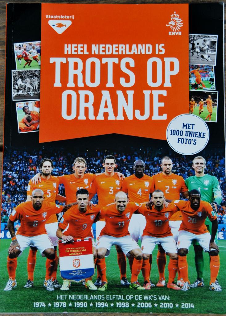 Heel Nederland trots op Oranje, Nieuw, Ophalen of Verzenden, Balsport, Chris Willemsen