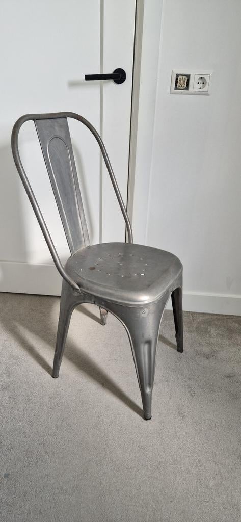 Tolix eetkamer stoel 2 stuks, Ophalen, Gebruikt, Twee, Metaal