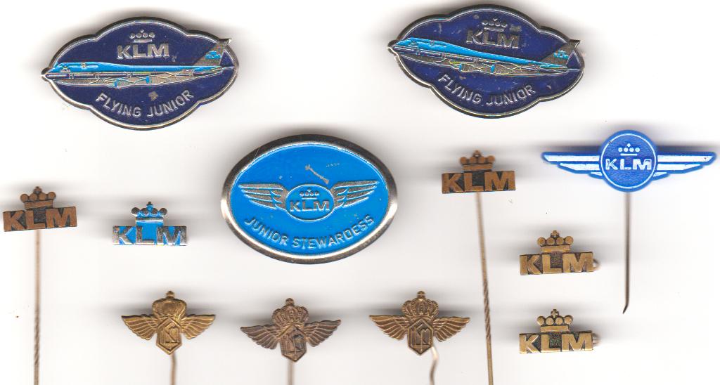 Verzameling KLM broches en spelden. vintage, Verzamelen, Verzenden, Zo goed als nieuw, Overige onderwerpen