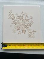 0,5 m² Royal Mosa wandtegels met bloemmotief, Nieuw, Ophalen of Verzenden, Minder dan 20 cm, Minder dan 5 m²
