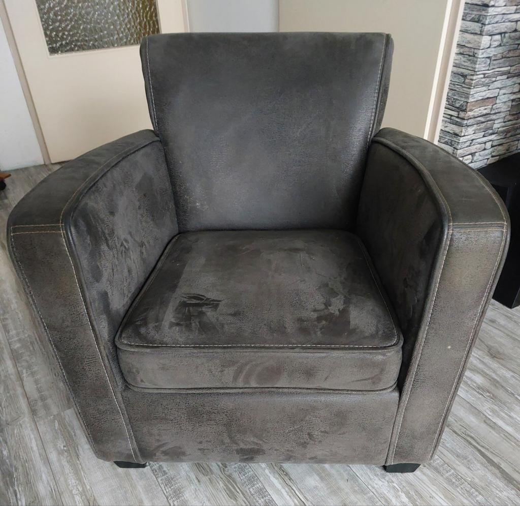 Fauteuil, 75 tot 100 cm, Ophalen of Verzenden, Zo goed als nieuw, Stof