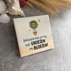 Tegeltje bedankt voor je mij liet groeien en bloeien, Ophalen of Verzenden, Nieuw