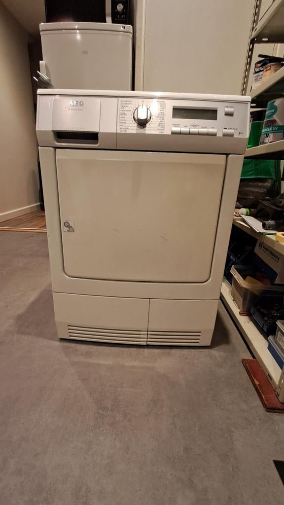 AEG Warmtepompdroger 7KG -, Ophalen, 6 tot 8 kg, Gebruikt, Overige typen