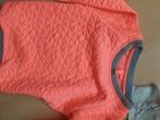 Leuke koraalkleurige trui met patroon - maat 122, Kinderen en Baby's, Kinderkleding | Maat 122, Gebruikt, Meisje, Trui of Vest