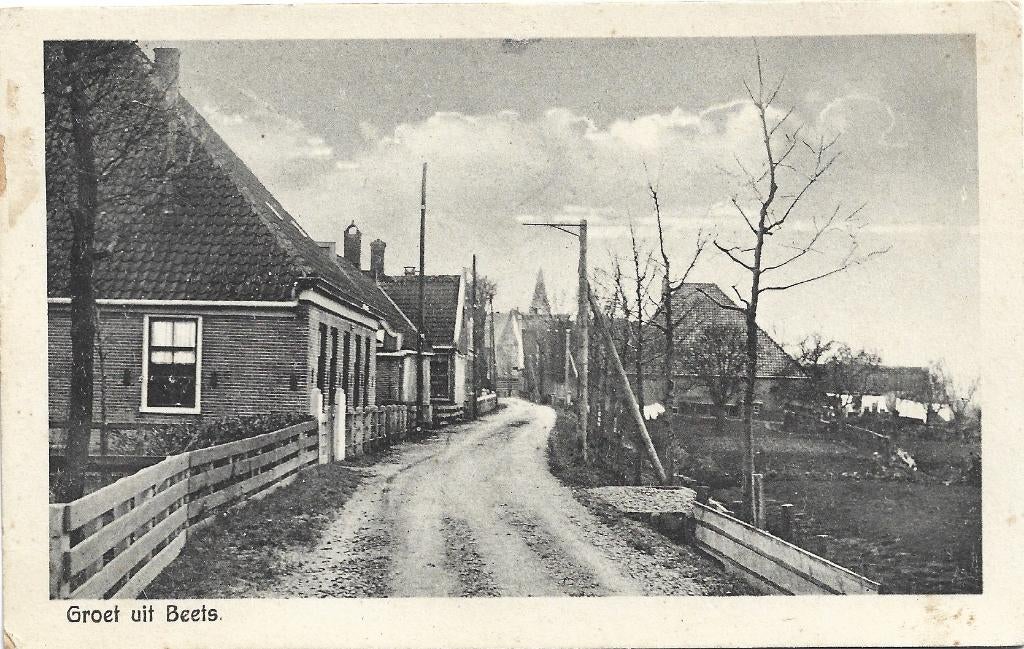 Beets;  Groeten uit Beets, Verzamelen, Verzenden, 1920 tot 1940, Ongelopen, Noord-Holland