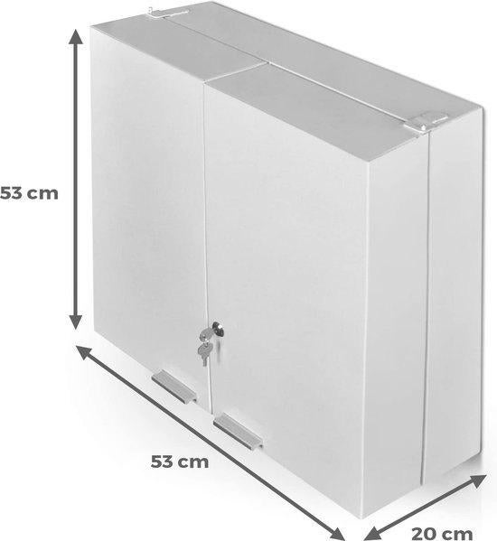 Medicijnkast NIEUW, staal wit, Overige typen, Nieuw, Minder dan 25 cm, Minder dan 100 cm