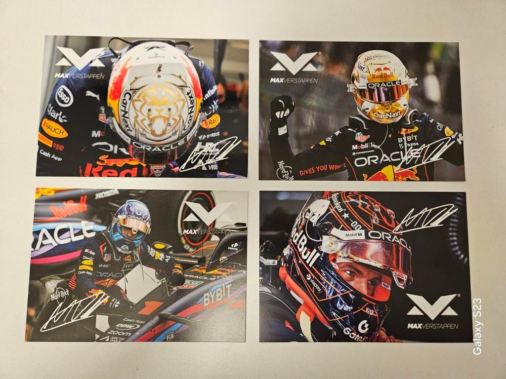 Max Verstappen handtekening kaarten, Ophalen of Verzenden, Nieuw, Formule 1