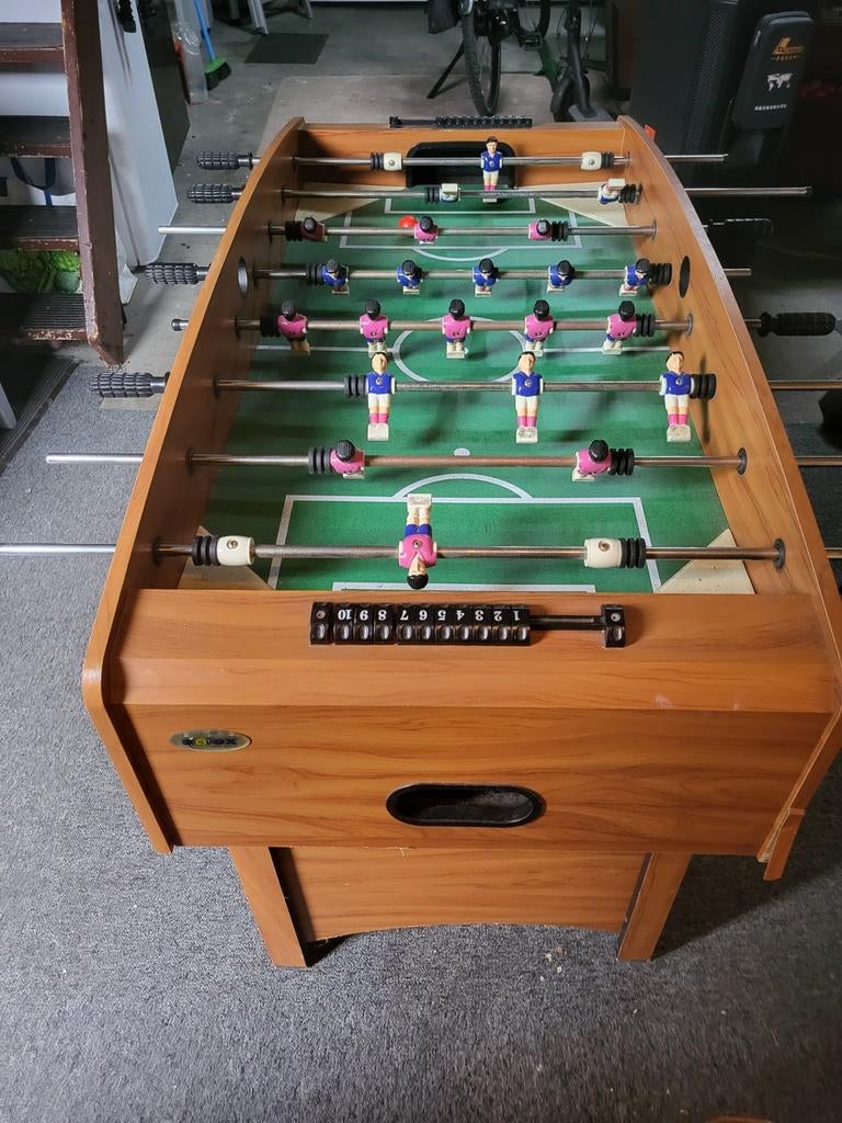 Tafelvoetbaltafel - Robuust en Compleet, Ophalen, Gebruikt