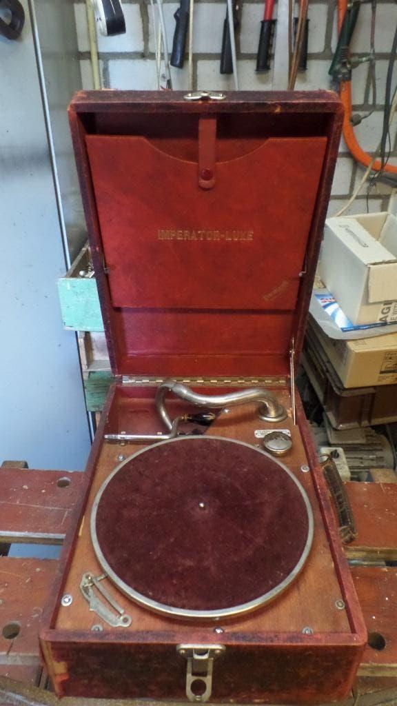 Koffergrammofoon, THORENS, IMPERATOR-luxe, vintage-(#8923), Antiek en Kunst, Ophalen