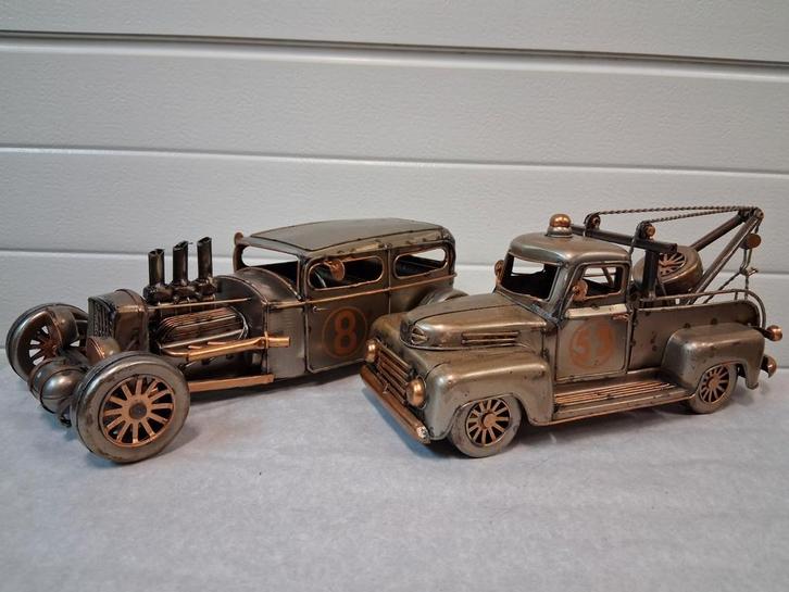 Hotrod of takelwagen van metaal, Hobby en Vrije tijd, Modelauto's | Overige schalen, Nieuw, Ophalen of Verzenden