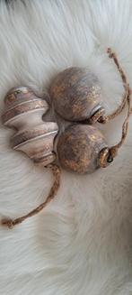 Decoratie ballen en kegel van hout, Huis en Inrichting, Ophalen of Verzenden