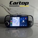 Fiat 500 Android Navigatie 7 Inch CarPlay 2007-2015, Auto diversen, Autoradio's, Marconistraat 68P, Zo goed als nieuw, Info@cartop-automotive.nl