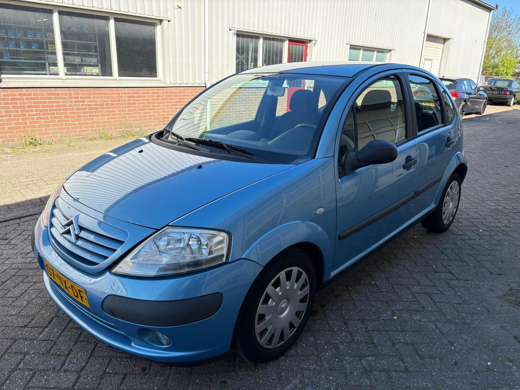 Citroën C3 1.4 I AUTOMAAT 2004 Blauw airco, Auto's, 15 km/l, Blauw, Origineel Nederlands, Particulier