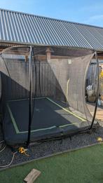 Inground Trampoline 244x366cm met net, Ophalen, Gebruikt