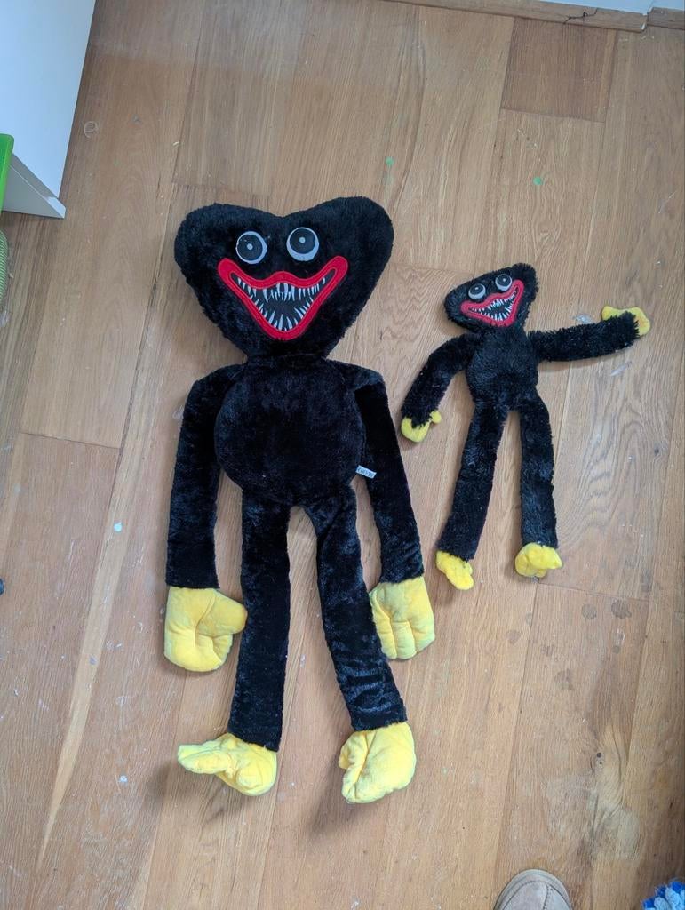 Grote Huggy Wuggy XL knuffel - Zwart, Ophalen of Verzenden