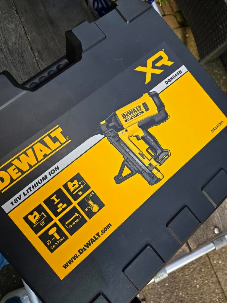 Dewalt xr dgn845 beton tacker, Ophalen of Verzenden, Nieuw