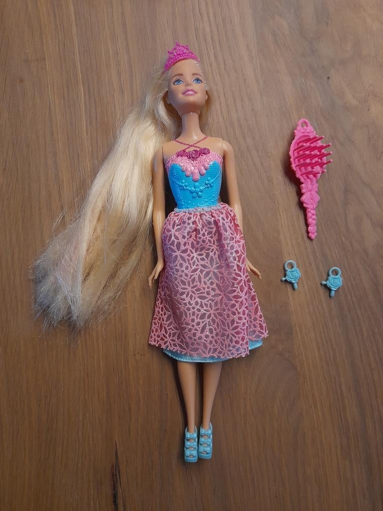 Barbie Prinsessenpop met Accessoires, Ophalen, Gebruikt, Barbie