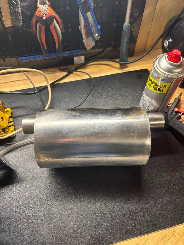 Vetus RVS Demper of waterlock Boot 40mm Uitlaatdemper Marine, Watersport en Boten, Ophalen, Gebruikt, Motor en Techniek, Zeilboot of Motorboot