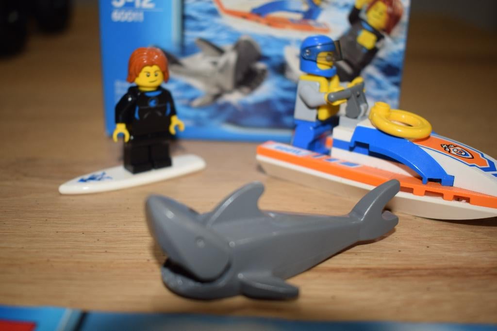 LEGO City Surfer Redding - 60011 COMPLEET, Ophalen of Verzenden, Gebruikt, Complete set, Lego