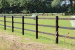 14. Houten omheining | paardenbak | paarden omheining, Weidegang, 4 paarden of pony's of meer