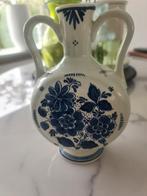 Antiek Delfts Blauw Vaasje - Handgeschilderd Distel, Ophalen of Verzenden