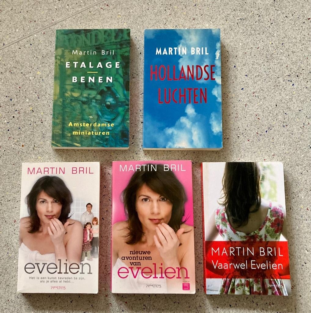 Martin Bril vijf mooie titels prijs is incl. verzending, Boeken, Romans, Verzenden, Zo goed als nieuw, Martin Bril, Nederland