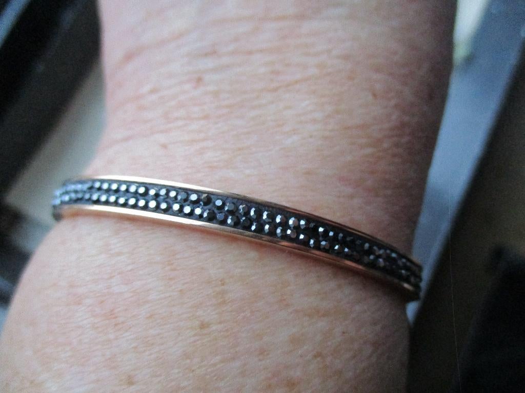 RVS rosee/goud coeur de lion armband, Ophalen of Verzenden, Nieuw, Goud, Zilver