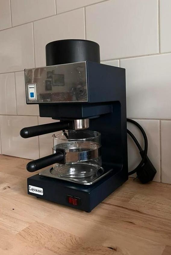 Tefal Espresso machine 4-8 kopjes retro Frankrijk, D, Espresso apparaat, Gemalen koffie, Ophalen of Verzenden