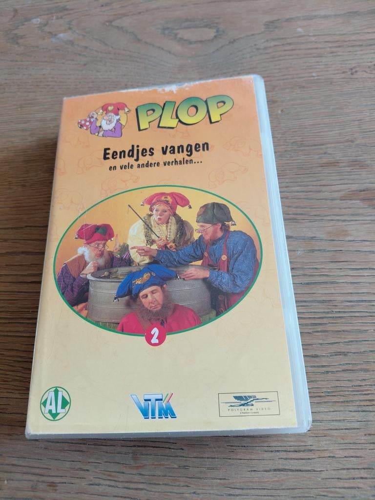 Studio 100. Kabouter Plop deel 2 Eendjes Vangen VHS, Gebruikt, Alle leeftijden, Kinderprogramma's en -films, Overige typen