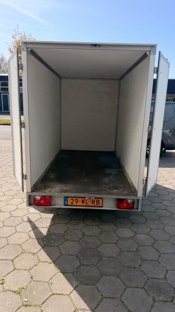 Hapert Gesloten anhanger, Tandemasser, Geremd! I.Z.G.S!!, Auto diversen, Aanhangers en Bagagewagens, Ophalen, Gebruikt