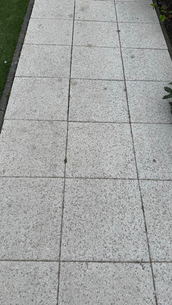 Tuintegels 40x40x3 - Gratis af te halen, Ophalen, Gebruikt, 10 m² of meer, Beton