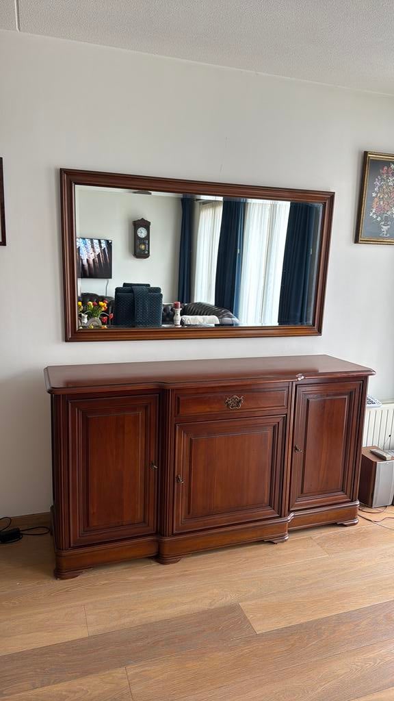 Kersenhouten dressoir, Ophalen, Zo goed als nieuw, 25 tot 50 cm, 150 tot 200 cm