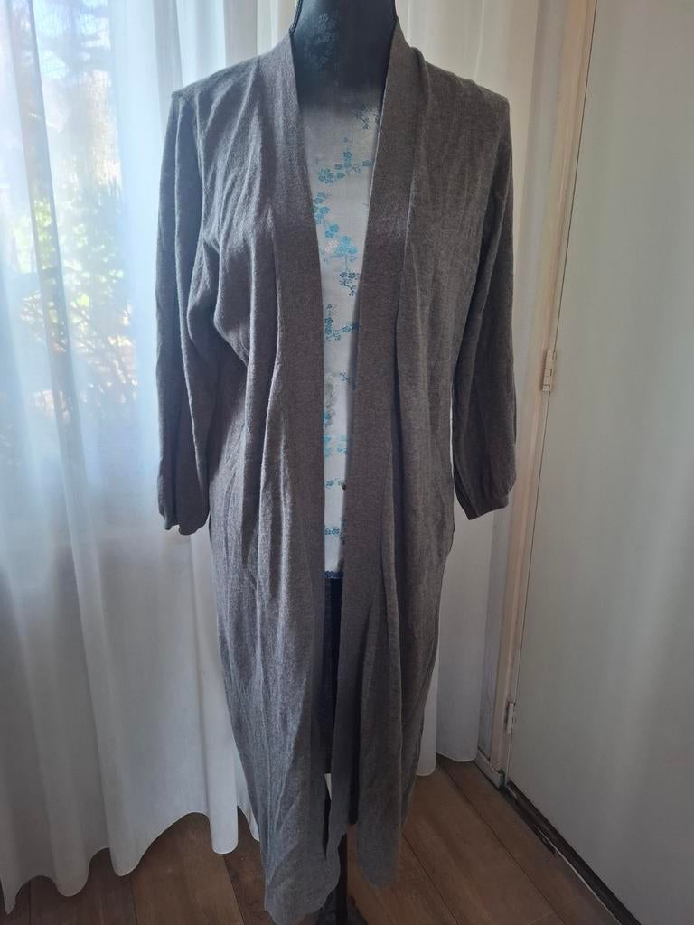 Humanoid lang vest. Merinowol. Maat M, Maat 38/40 (M), Humanoid, Bruin, Verzenden