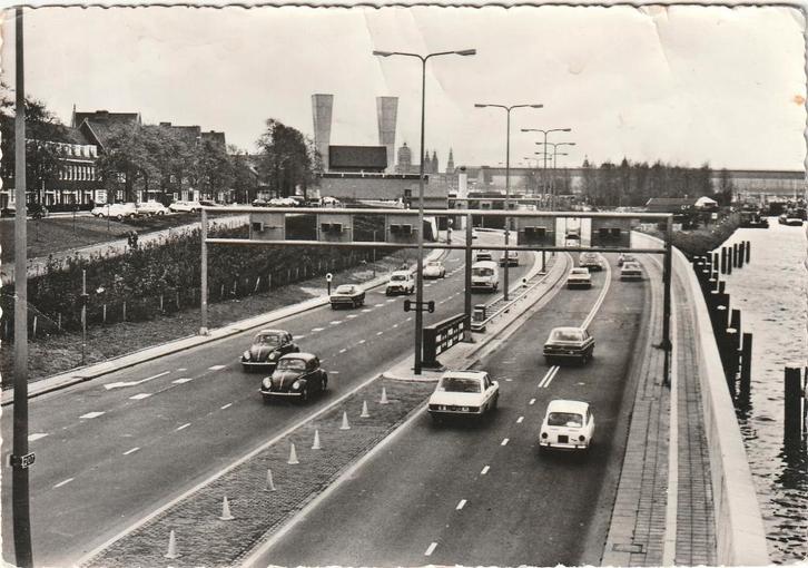 AMSTERDAM AUTO ,S VOLKSWAGEN UIT 1969 OUDE KAART. Kl659, Verzamelen, Ansichtkaarten | Nederland, Gelopen, Noord-Holland, 1960 tot 1980