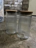 Glazen voorraadpotten, Ophalen, Zo goed als nieuw, Glas, Pot, Bus of Blik