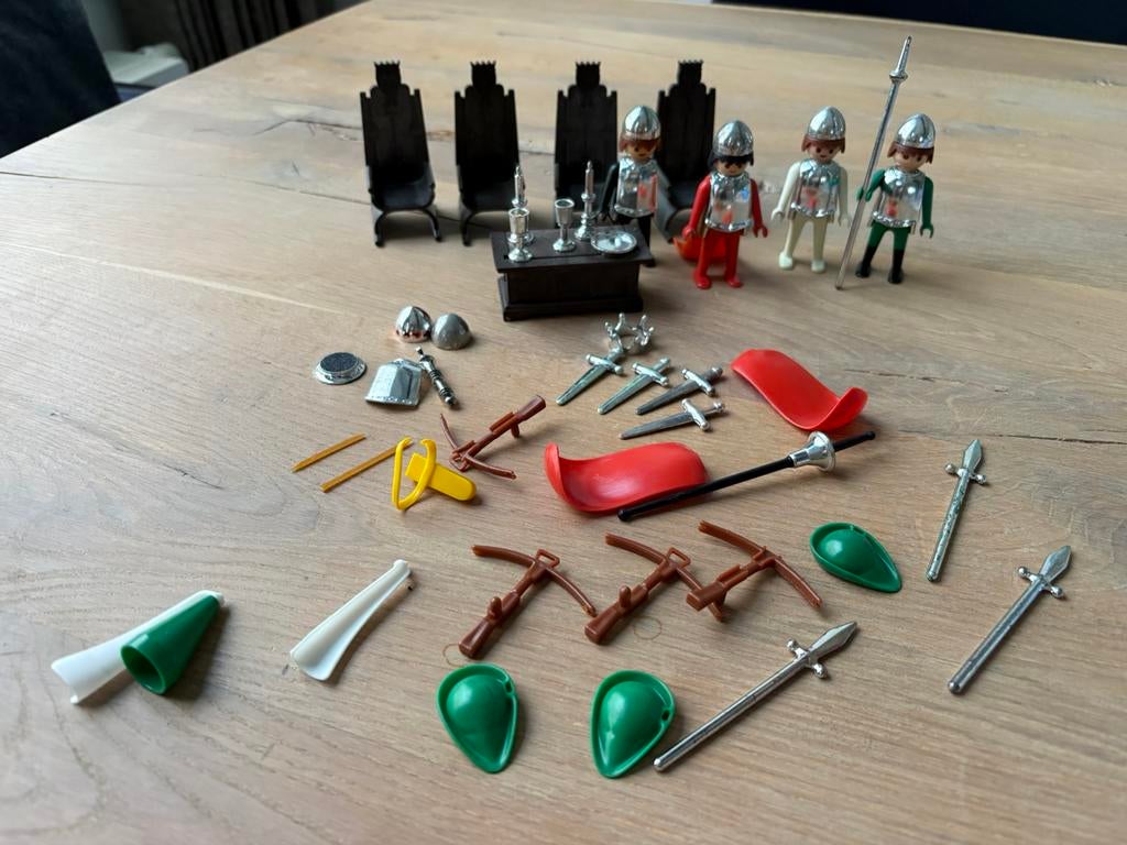 Vintage Playmobil lotje ridders, Ophalen of Verzenden, Zo goed als nieuw