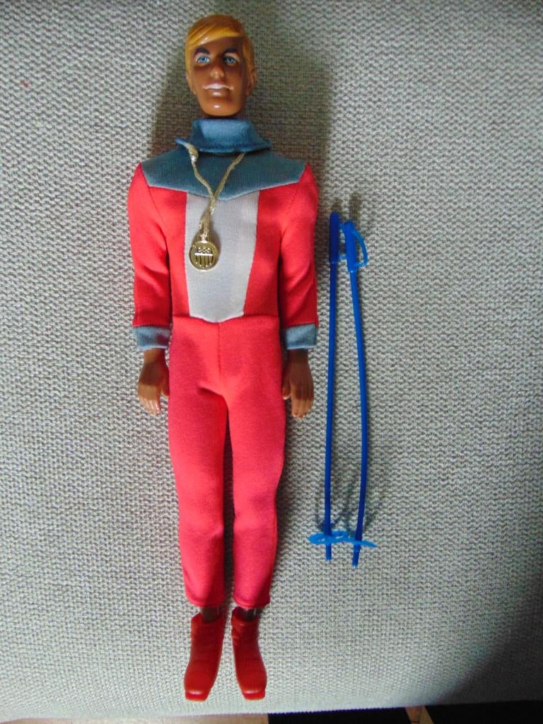 Barbie Ken Olympic Ski Fun1975, Ophalen of Verzenden, Gebruikt, Pop