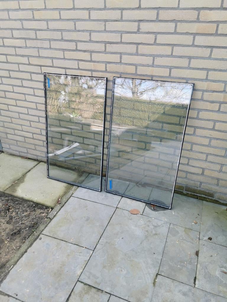 Te koop aangeboden, Doe-het-zelf en Verbouw, Glas en Ramen, Ophalen, Zo goed als nieuw, Gevelraam of Ruit, 160 cm of meer