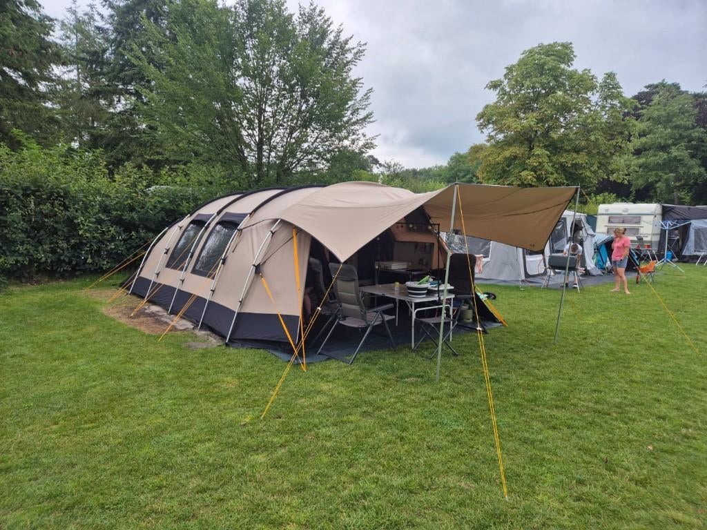 Redwood Birch 440 TC 6pers  + Parawing, evt. soleil luifel, Caravans en Kamperen, Ophalen, Zo goed als nieuw, Tot en met 6