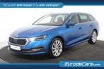 Skoda Octavia Combi 1.4 TSI iV PHEV *1ste Eigenaar*Leer*Navi, Auto's, Skoda, Gebruikt, Blauw, 1500 kg, 750 kg