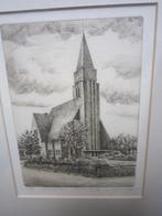 ROZENBURG, Mooie ets met Cert. van de Immanuelkerk, Ophalen