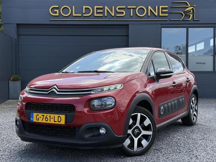 Citroen C3 1.2 PureTech S&S Shine 2e Eigenaar,Navi,Clima,Cru, Auto's, Citroën, Bedrijf, Te koop, C3, ABS, Achteruitrijcamera, Airbags