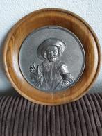 Frans Hals tinnen wandbord, Ophalen of Verzenden