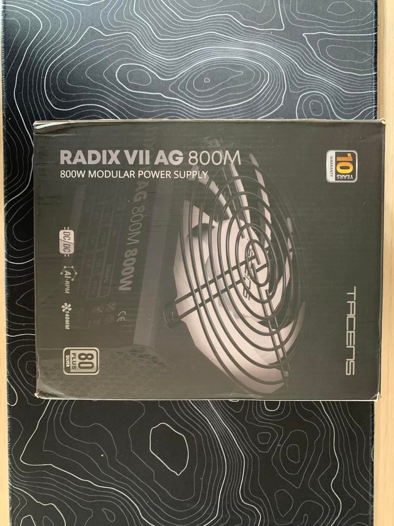 TACENS RADIX VII AG 800M 800W PSU 80+ SILVER, Ophalen of Verzenden, Refurbished
