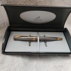 Zilveren 925 Parker Sonnet Cisele met logo Konica Minolta, Verzamelen, Pennenverzamelingen, Ophalen, Gebruikt, Met reclame, Parker