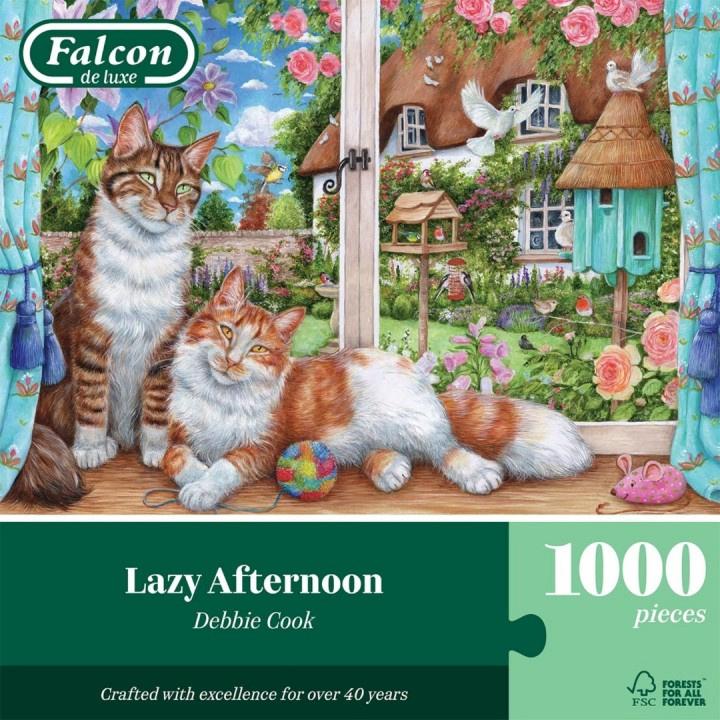Falcon de Luxe - Lazy Afternoon - 1000 stukjes, Ophalen of Verzenden, 500 t/m 1500 stukjes, Nieuw, Legpuzzel