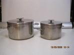 gero dick simonis pannen 2,5 en 1,5 liter (379), Ophalen of Verzenden, Gebruikt, Rvs, Pannenset