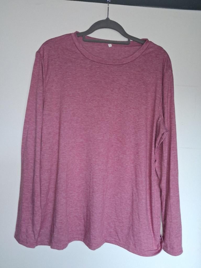 Longsleeve roze, maat XXL, Maat 46/48 (XL) of groter, Ophalen of Verzenden, Zo goed als nieuw, Lange mouw